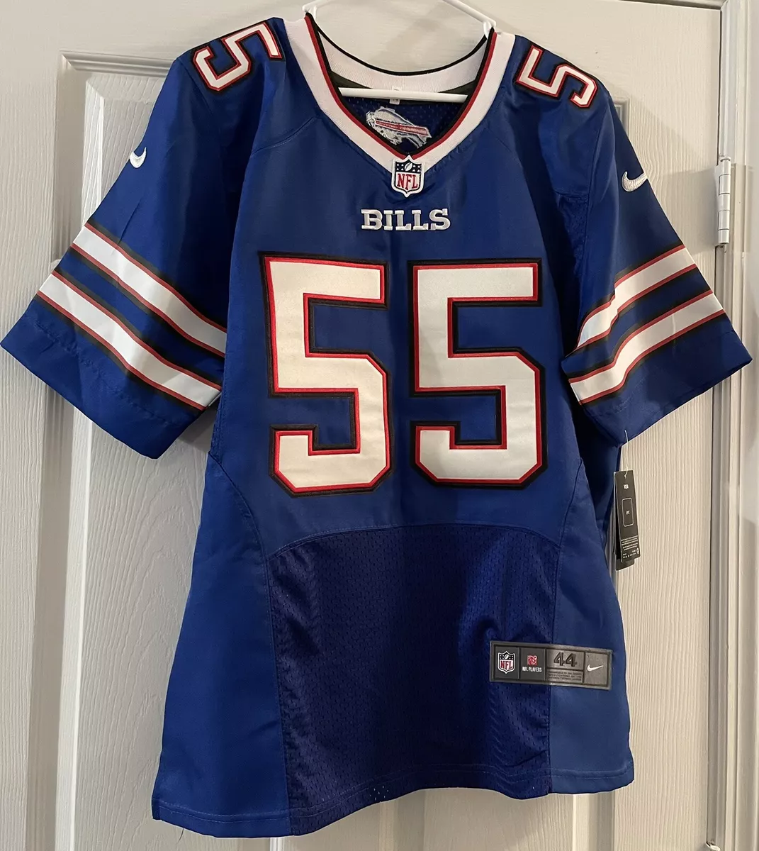 Nike Buffalo Bills No55 Jerry Hughes Camo Men's Stitched NFL Limited 2019 Salute To Service Jersey