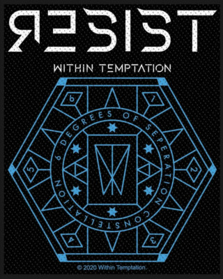 WITHIN TEMPTATION PATCH AUFNÄHER # 3 RESIST 10x8cm FLICKEN ABZEICHEN