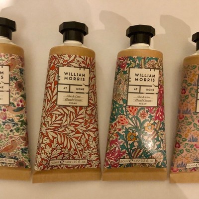 New William Morris Aloe Lime 1.75 oz  4 pc. Hand Cream Set