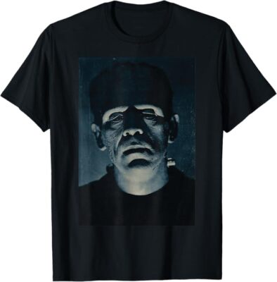 Frankenstein Halloween Horror Vintage Comic Book Retro Movie T-Shirt