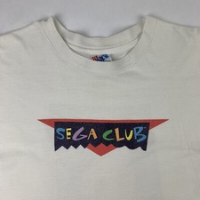 Vintage 90s Sega Club Video Game Promo T-Shirt Mens XL X-Large RARE