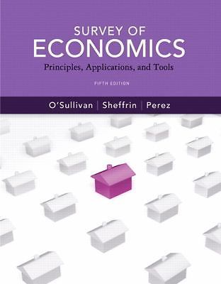 Survey of Economics : Principles, Applications and Tools by Steven ...