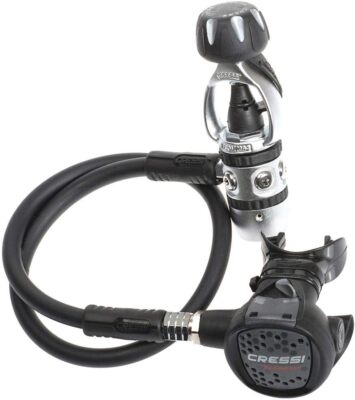 Cressi Intense Use Scuba Diving Regulator | Piston 1st Stage, Compact 2nd Stage