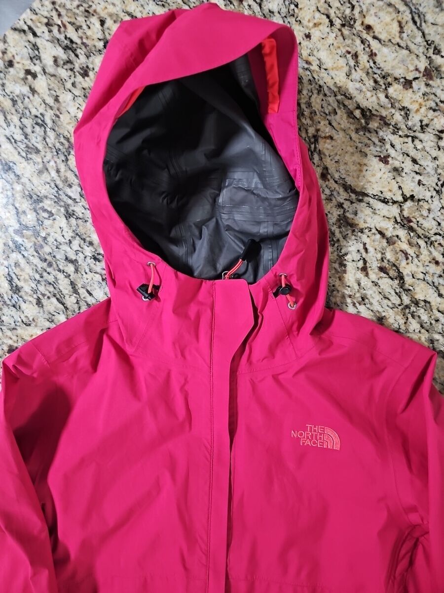North Face GORE-TEX Rain Jacket Women Size Small Pink GORE North Face GORE-TEX Rain Jacket Women Size Small Pink GORE