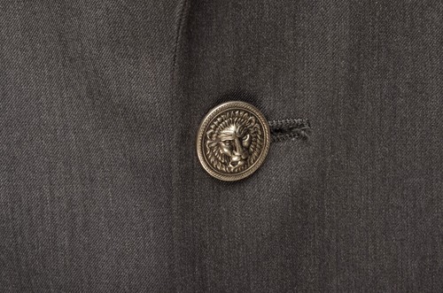 Men's VERSUS GIANNI VERSACE Grey Wool 2Btn Blazer IT 52R / UK,US 42R VTG - Picture 4 of 14