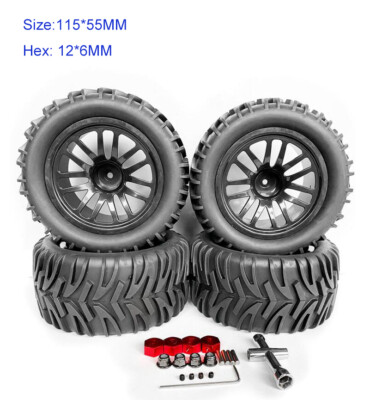 Wheel Rim Tire Upgrade parts For Rc Arrma BIGROCK GRANITE 3S BLX 4X4 MEGA