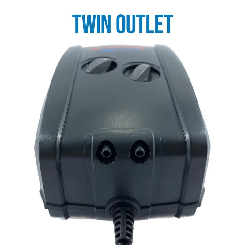 Eheim Aquarium Air Pump 400 Twin Outlet Adjustable Fish Tank Aerator