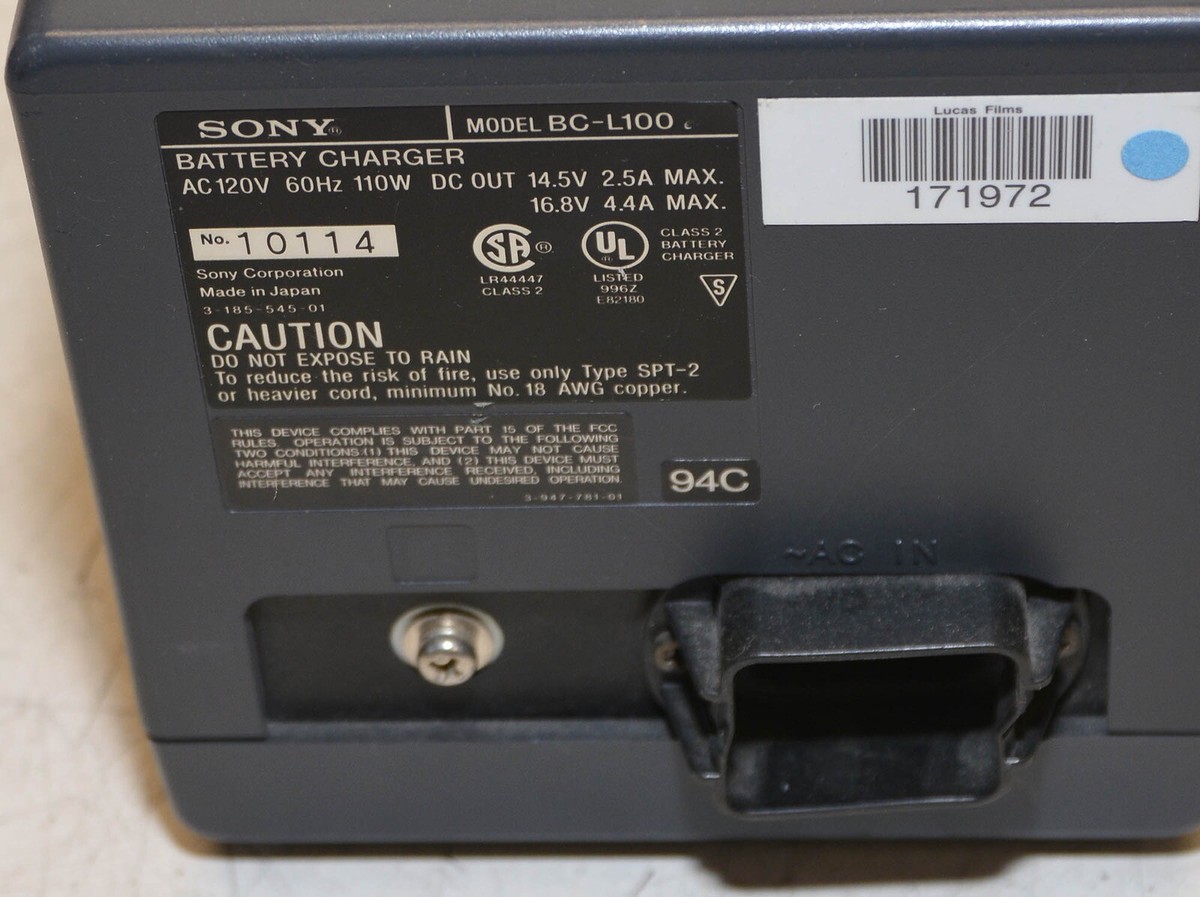Sony BC-L100 Battery Charger | eBay