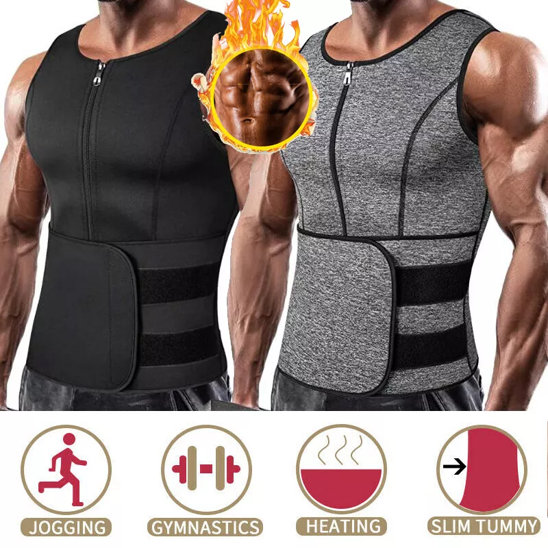 Fajas Para Adelgazar Reductoras Abdomen Faja De Ejercicio Hombre Gym Shaper  Vest