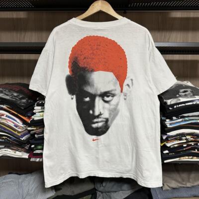 Very rare VINTAGE NIKE “Dennis Rodman” TEE 90s size L used From JP