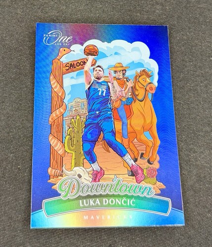 Luka Doncic #25 2023 Panini One and One Downtown card