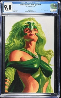 EMMA FROST: THE WHITE QUEEN #4 CGC 9.8 NM/MT Alex Ross Timeless POLARIS Virgin V