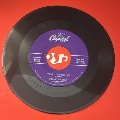 Frank Sinatra Capitol Your Love For Me / Can I Steal Love 7'' 45 F3608