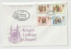 22/11/1978 UK GB FDC - Christmas 1978 - King's College Chapel -Cambridge Special