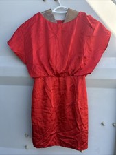 Calvin Klein Size 2 Wedding Guest Red Cocktail Dress on