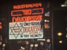 New York City 1940 Street Scenes Jewish Deli NYC 8mm Film Reel Home Movie