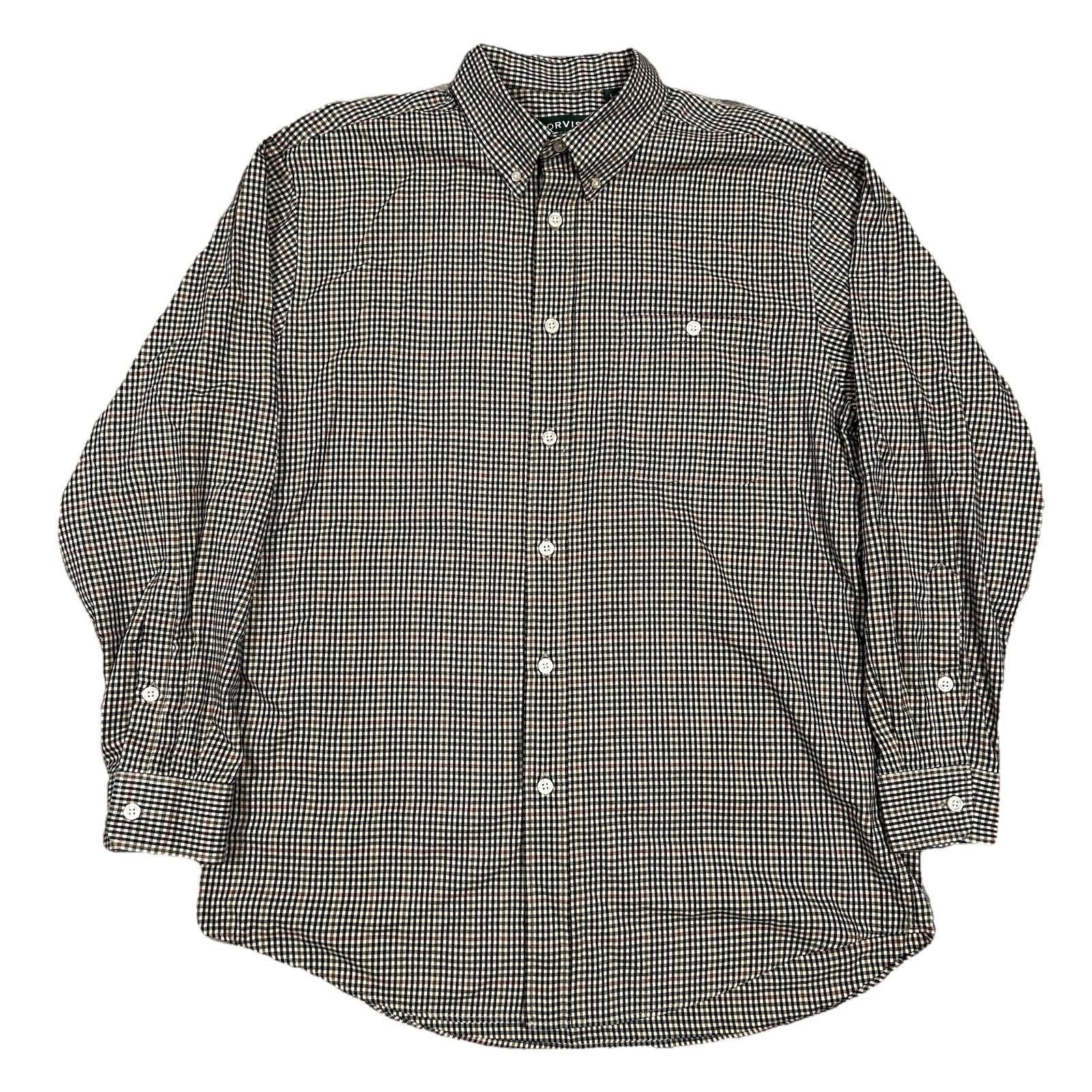 Orvis Checkered Pattern Long Sleeve Button Down S… - image 2