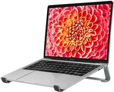 Aluminum Laptop Stand Cooling Ergonomic Desk Mount 14-16in