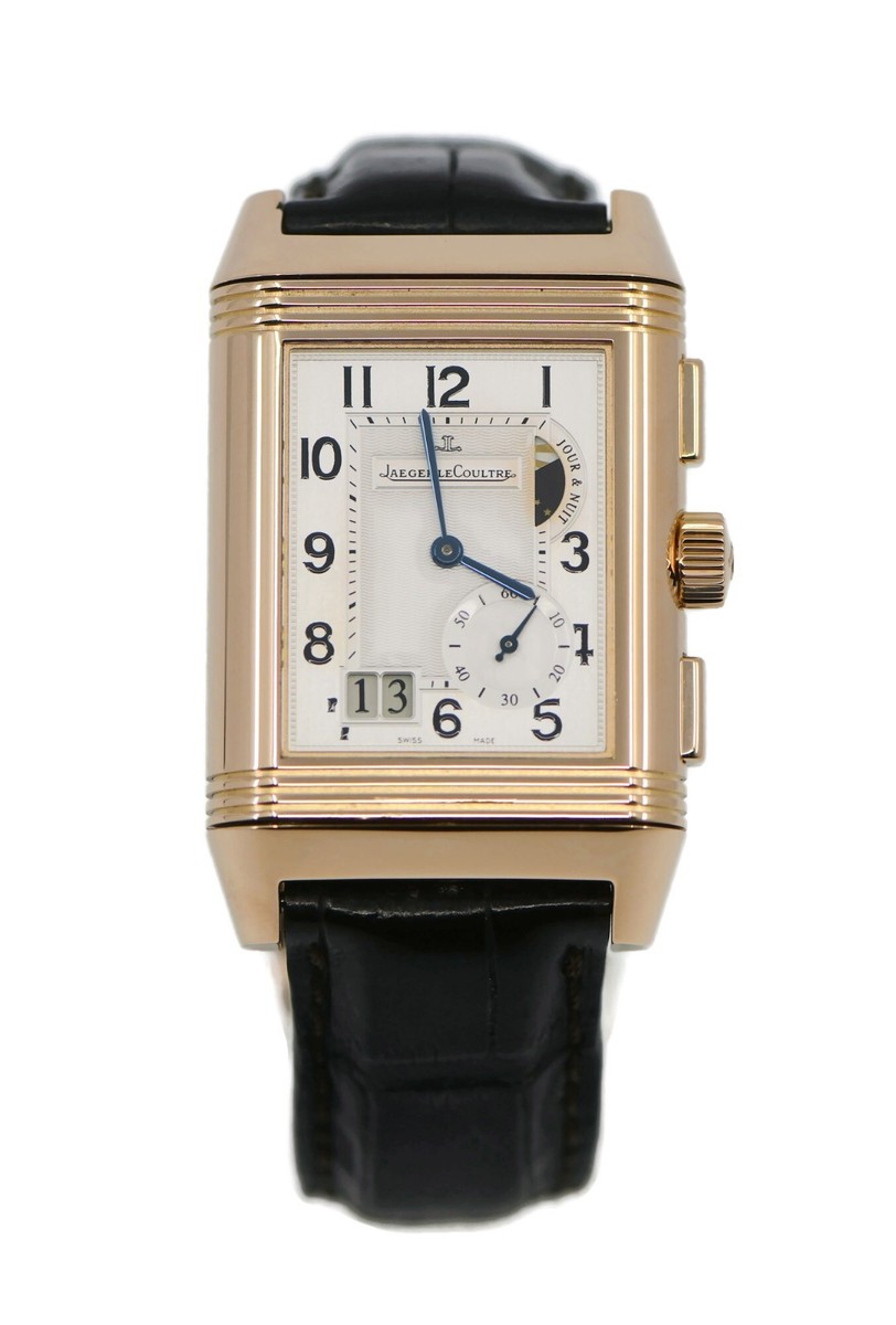 Jaeger LeCoultre Reverso GMT 18K Rose Gold Watch Q3022420 | eBay