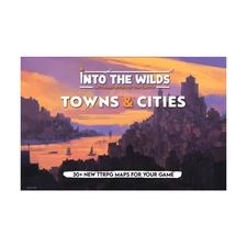 Tom Cartos Into the Wilds Battlemap Books Towns & Cities SW (New)