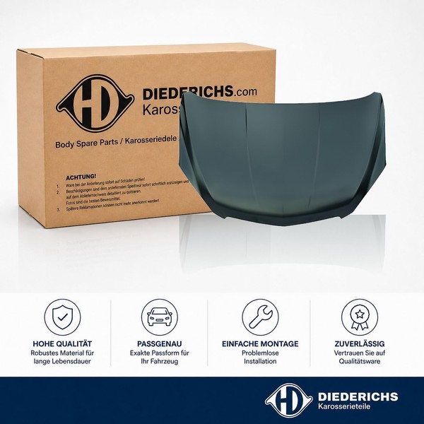 Motorhaube Diederichs 1835000 FÜR Opel Haube Motorraumhaube-image