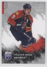 2007-08 Upper Deck Be a Player Platinum Player's Club 2/25 Stephen Weiss #86 1p0