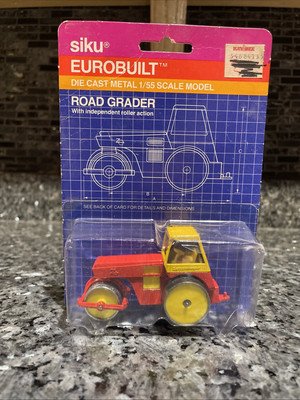 Siku Eurobuilt Road Grader V299 Zettelmeyer die cast 1/55 scale NEW  in Package
