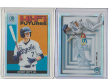 2022 Bowman Chrome Bowman in 3-D! + Hi-Fi Futures Bobby Witt Jr. KC Royals