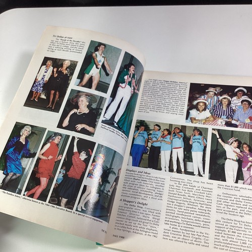 Revista Tri Delta Sorority 1988 Trident edición 100 centenario excelentes fotos raras - Imagen 6 de 24