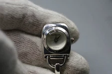 Gianello Sterling Silver womens   pendant watch