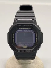 CASIO G-SHOCK Solar Digital Black Rubber Rugged Watch Excellent JAPAN