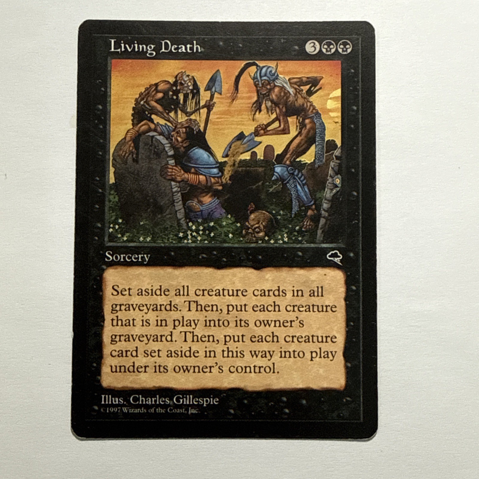 Living Death - Magic the Gathering MtG - Tempest - MP/HP