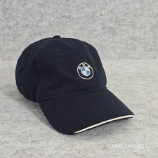 BMW Lifestyle Power Hat Navy Adjustable Embroidered Logo Recycled OSFM