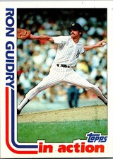 1982 Topps In Action Ron Guidry #10