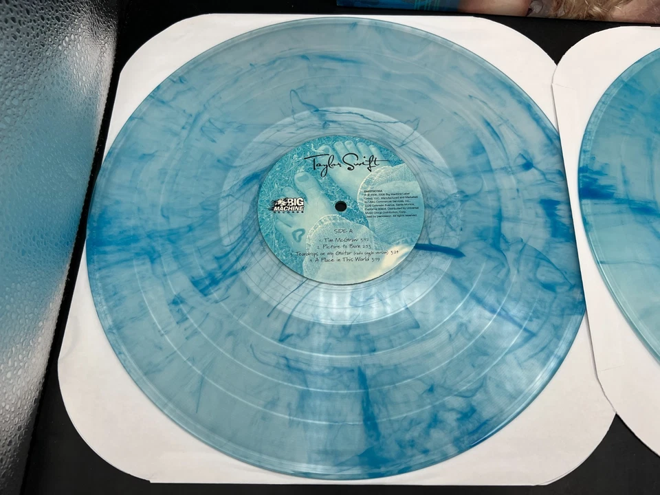 Taylor Swift Debut RSD Vinyl Turquoise Blue Exclusive Hand-Numbered US Version - Image 2 of 4