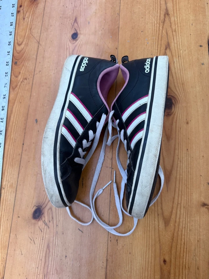 Adidas Mujer Zapato Atlético Negro Zapatilla Calzado Entrenadores Talla 7 A4 Foto 4 de 4