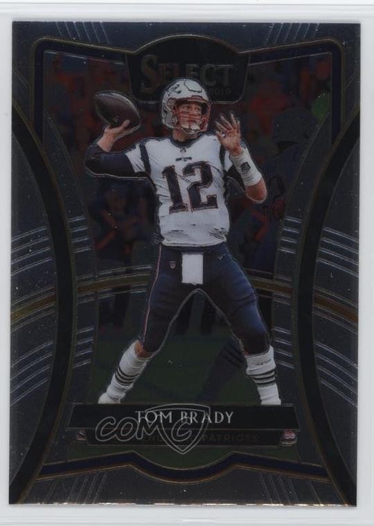 2019 Panini Select Premier Level Tom Brady #101 6fs