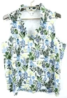 CROWN & IVY Women's Thick Stretch Cotton Tank Top Ruffle Floral Size XXL PLUS