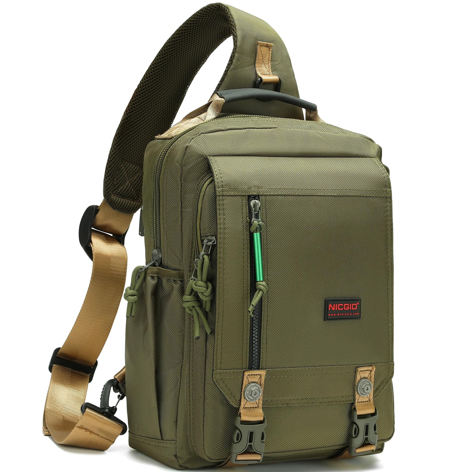 S, 14.1 Laptop Backpack Crossbody Messenger...