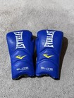 Everlast Elite Pro Style Training Gloves Blue Size Large Genuine Leather