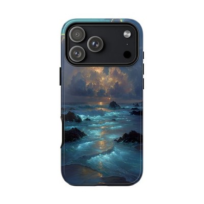 Phone Ink - iPhone | Galaxy | Pixel Case - Ocean Bioluminescent Waves