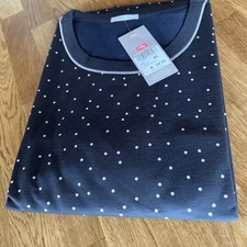 D. Nachthemd Gr. 46, Mey, dunkelblau, , BW, Modal, Elesthan