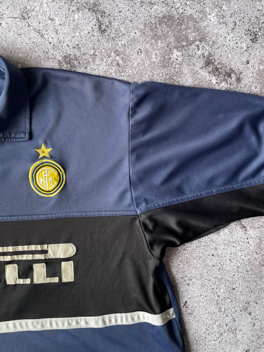 Vintage Inter Milan 1998-99 Away Jersey Nike Pirelli Shirt Size L