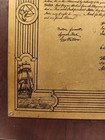 The Unanimous Decloration Of The 13 United States Of Americia Brass Plaque 1940  — photo 10