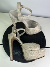 Alice  Olivia by Stacey Bendet Lace Platform High Heel Size 39