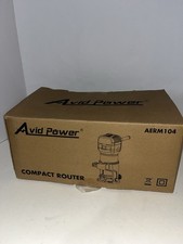 Avid Power 6.5 Amp 1.25 Hp Compact Router Tools For Woodworking, Fixed Base Wood