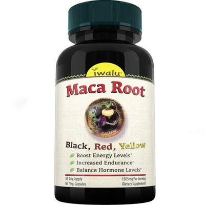 Black Maca Root Benefits | Best Supplement Capsule Pill Men Women FREE SHIP