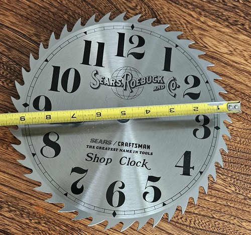 Vincent Sears & Roebuck Craftsman Shop Clock/10" - Picture 9 of 9