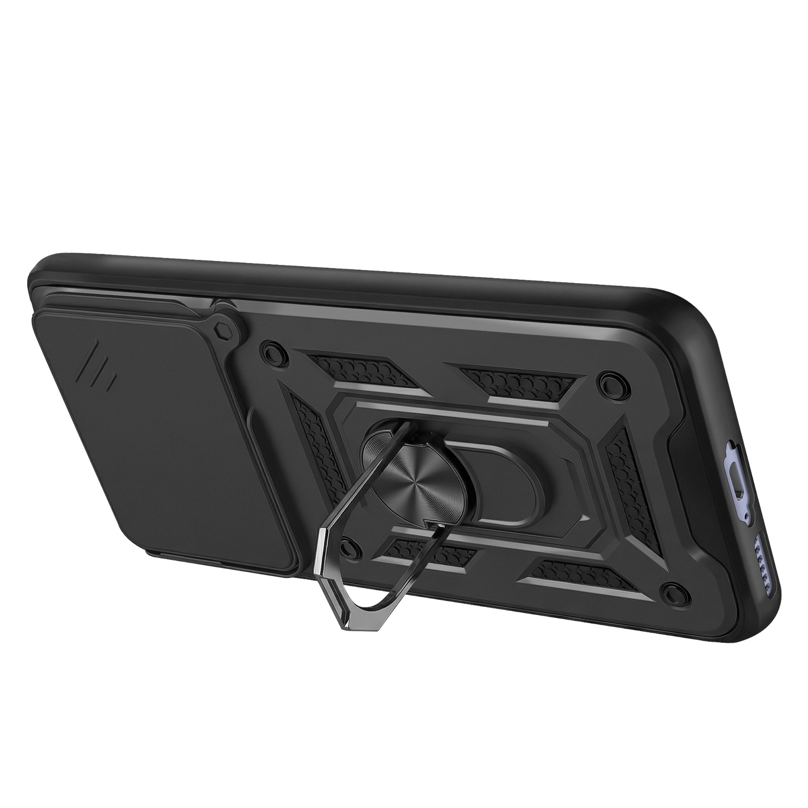 Coque Mayaxess Ring pour Redmi Note 15 4G blindée avec bague rotative intégrée