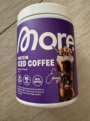 More Nutrition Protein Iced Coffee Banana Cloud 300g Neu OVP